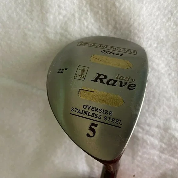 Square Two Lady Rave Oversize Mid Profile Stainless Driver Set 1 3 5 7 RH Ladies - Picture 5 of 12